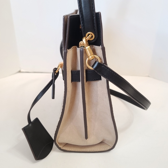 Tory Burch | Lee Radziwill Snake Embossed Small Double Bag in Aspen Multi - Picture 8 of 16